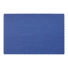 Lapaco Lapaco Econo Scalloped Solid Colored Navy Blue Placemat, PK1000 314-205